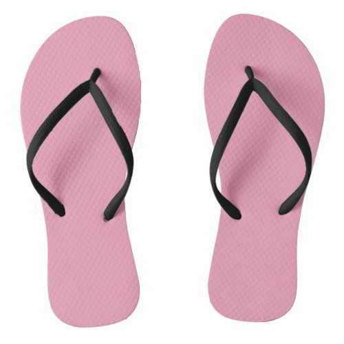  Amaranth Pink solid color  Flip Flops