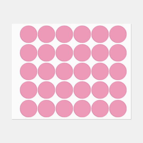  Amaranth Pink solid color  Labels