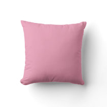 Amaranth Pink (solid color)  Throw Pillow