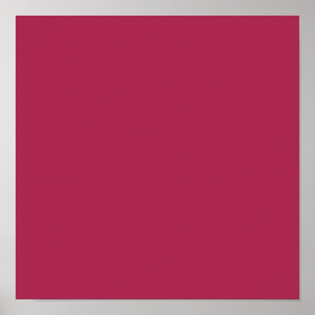 Amaranth Purple (solid color)  Poster (Front)