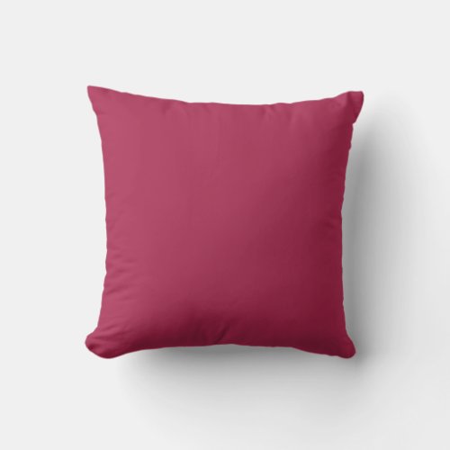 Amaranth Purple solid color  Throw Pillow