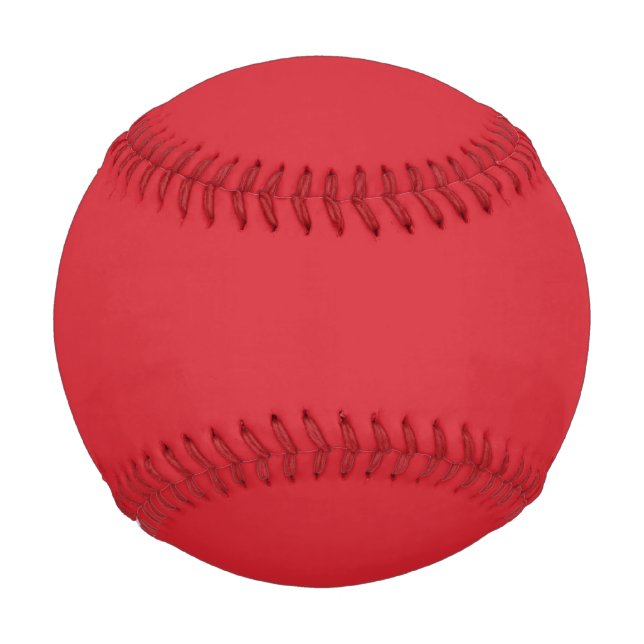 Amaranth red (solid color)  baseball (Front)