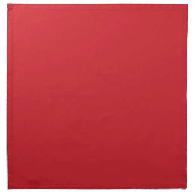 Amaranth red (solid color)  cloth napkin (Front)