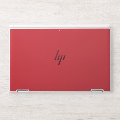 Amaranth red solid color  HP laptop skin