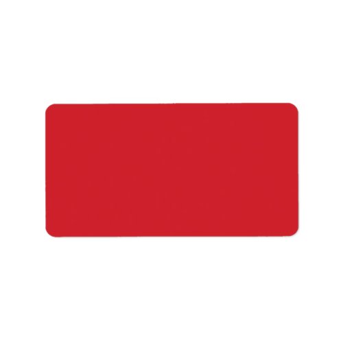 Amaranth red solid color  label