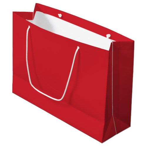 Amaranth red solid color  large gift bag