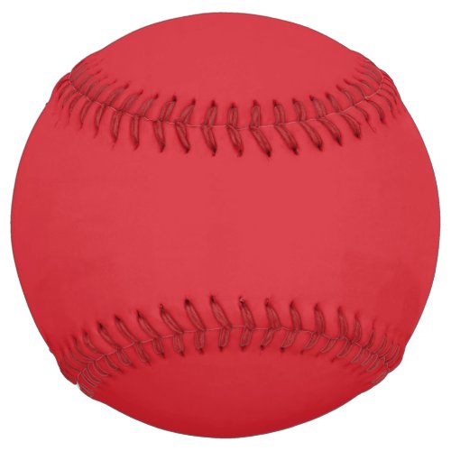 Amaranth red solid color  softball