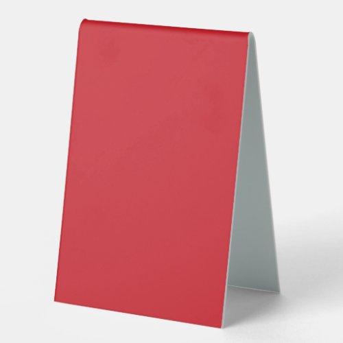 Amaranth red solid color  table tent sign