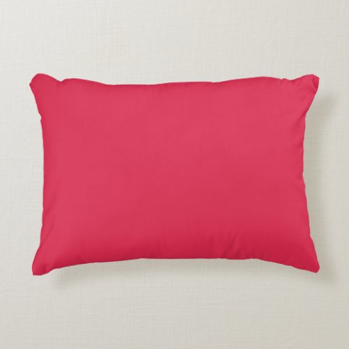 Amaranth solid color  accent pillow
