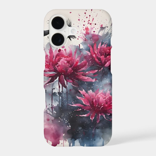 Amaranth - Watercolor flowers Case-Mate iPhone Case (Back)