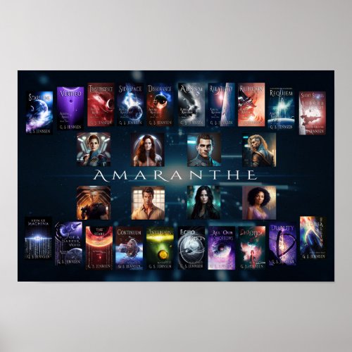 Amaranthe Banner _ 15ft x 1ft Poster