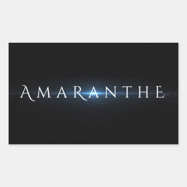 Amaranthe sticker (black) (Front)