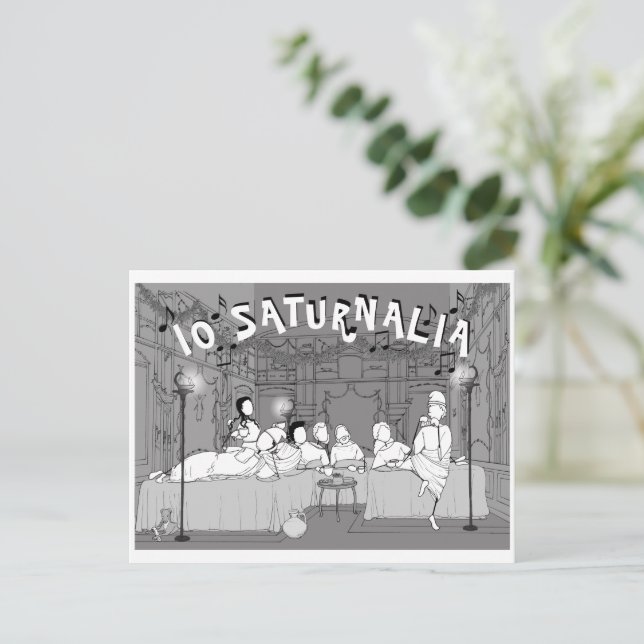 Amarantus' Saturnalia Card (Standing Front)