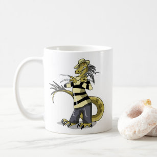 Amargasaurus Posing As Freddy Krueger. Coffee Mug