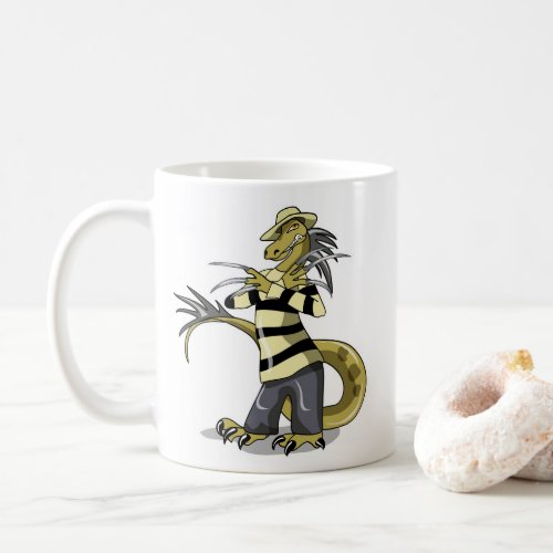 Amargasaurus Posing As Freddy Krueger Coffee Mug