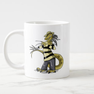 Amargasaurus Posing As Freddy Krueger. Giant Coffee Mug