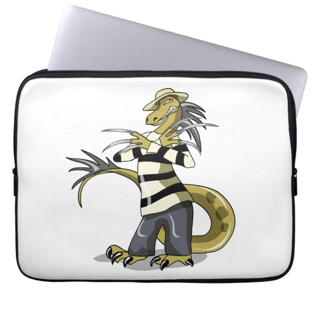 Amargasaurus Posing As Freddy Krueger. Laptop Sleeve (Front)