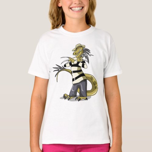Amargasaurus Posing As Freddy Krueger T_Shirt