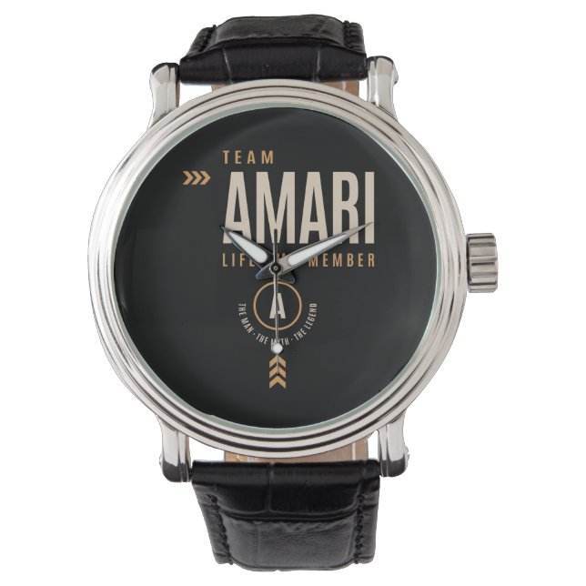 Amari Personalized Name - Funny Amari Watch (Front)