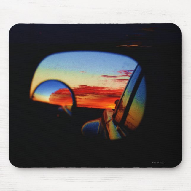 Amarillo in My Rearview Mouse Pad (Front)