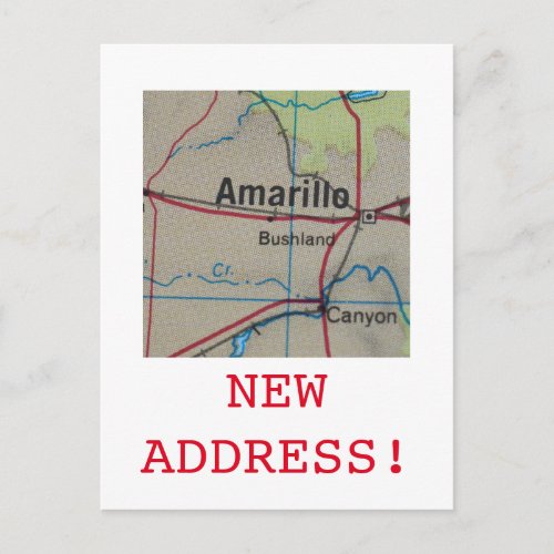 Amarillo New Address announcement