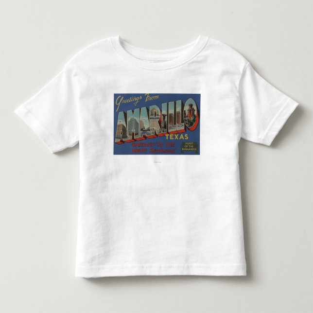 Amarillo, Texas (Heart of the Pan-Handle) Toddler T-shirt (Front)