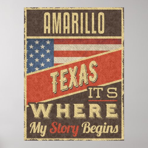 Amarillo Texas Poster
