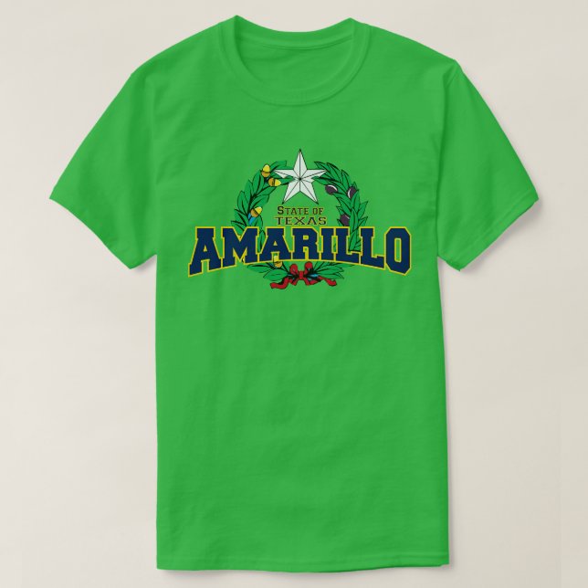 Amarillo Texas StateUSA T-Shirt (Design Front)