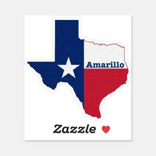 Amarillo Texas  Sticker