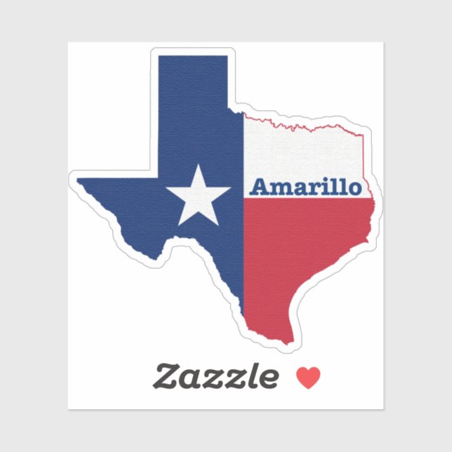 Amarillo Texas  Sticker (Sheet)