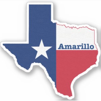 Amarillo Texas Sticker | Zazzle