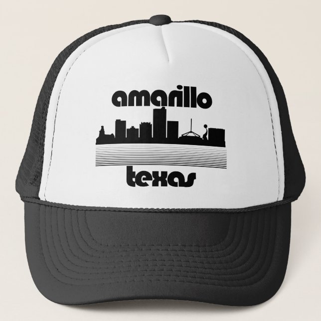 Amarillo Texas  Trucker Hat (Front)