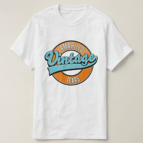 Amarillo Texas vintage logo T_Shirt