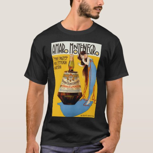 Amaro Montenegro Vintage FoodampDrink Classic T_ T_Shirt