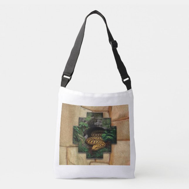 Amaru - Cross Body Tote Bag (Front)