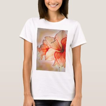 Amaryllis Adoration T-shirt by NotionsbyNique at Zazzle