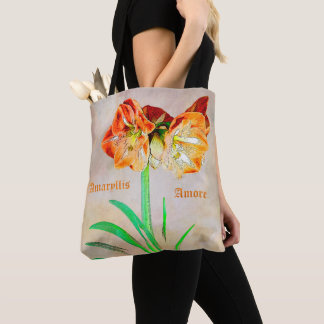 Amaryllis Amore Tote Bag