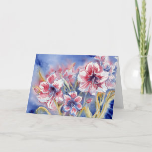 Amaryllis Blank Notecard