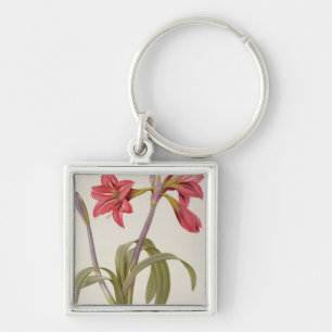 Amaryllis Brasiliensis Keychain