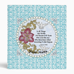 Amaryllis Christian All Things 3 Ring Binder