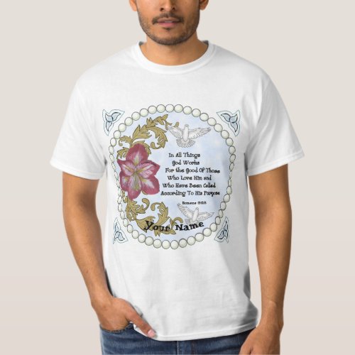 Amaryllis Christian All Things  T_Shirt