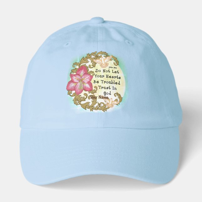 Amaryllis Christian trust god  hat (Front)