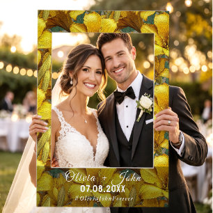 Amaryllis Fantasy Bridal Party Selfie Frame Color