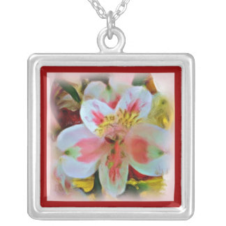 Amaryllis Flower Necklace
