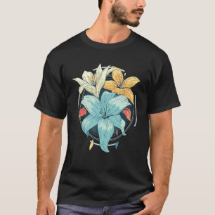 Amaryllis Flower Type Florist Garden T-Shirt