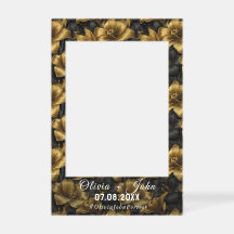 Amaryllis Flower Wedding Picture Frame Prop Cute