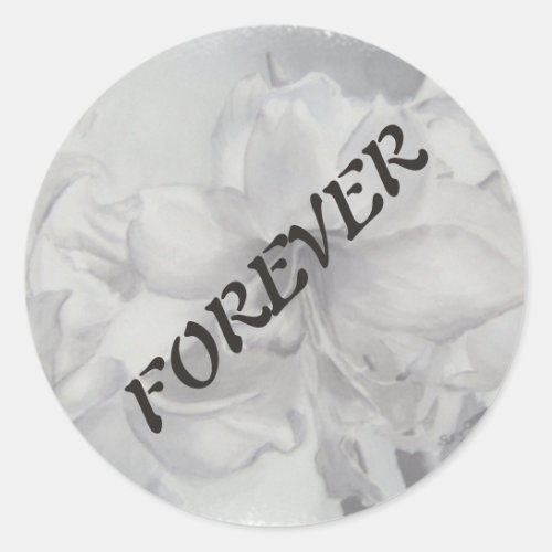 AMARYLLIS FLOWER WEDDING STICKERS