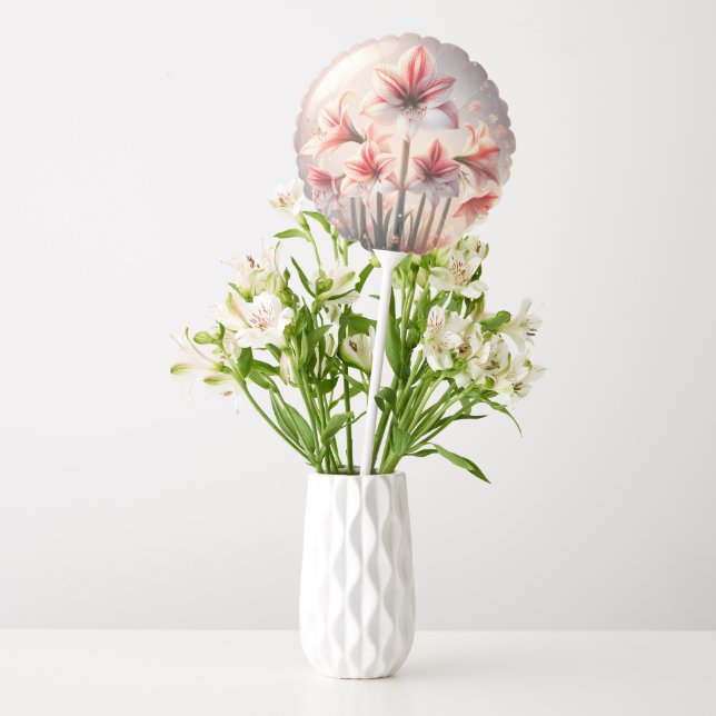 Amaryllis flowers balloon (Vase)