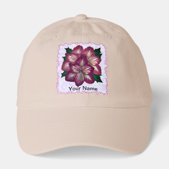 Amaryllis Holly  Hat (Front)