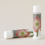 Amaryllis in Snow Red Holiday Winter Floral Lip Balm